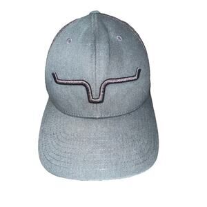 Kimes Ranch Snapback Trucker Hat Gray Embroidered Mesh Back The Classics E